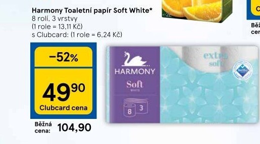 Toaletní papír 3vrstvý Harmony