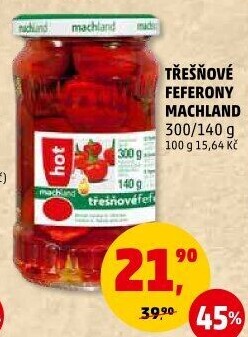 Feferony třešňové Machland