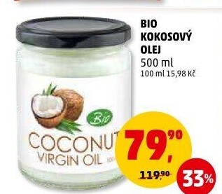 Kokosový olej bio