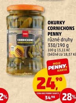 Okurky Cornichons Penny