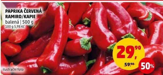 Paprika červená Ramiro