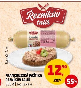 Paštika francouzská Řezníkův talíř
