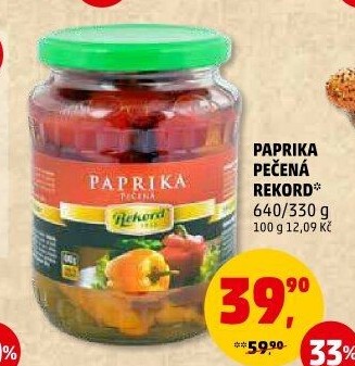 Pečená paprika Rekord
