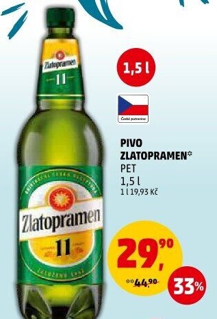 Pivo světlé Zlatopramen