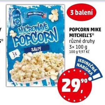 Popcorn do mikrovlnky Mike Mitchell'