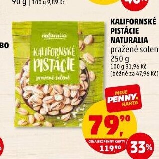 Pražené pistácie kalifornské Naturalia
