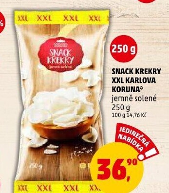 Snack Krekry Karlova Koruna