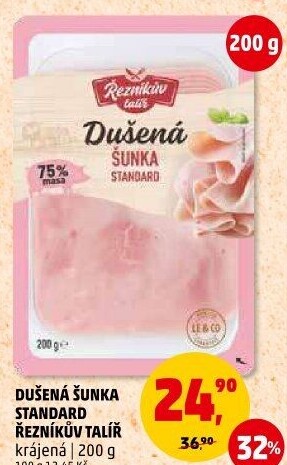 Šunka dušená standard Řezníkův talíř
