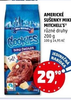 Sušenky americké Mike Mitchell'