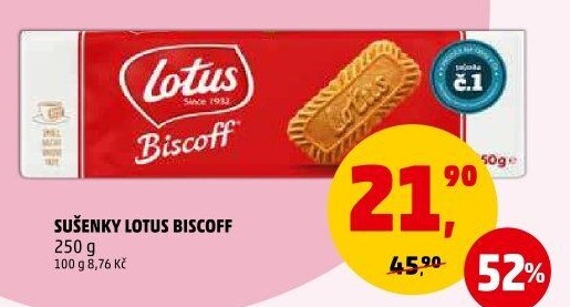 Sušenky Biscoff Lotus