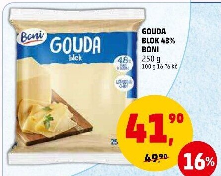 Sýr Gouda 48% Boni