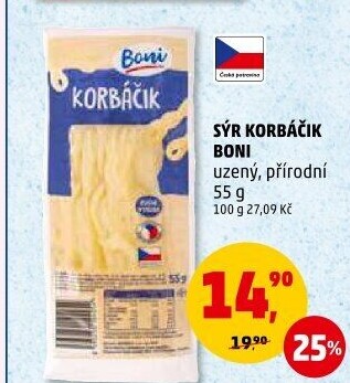 Sýr Korbáčky Boni