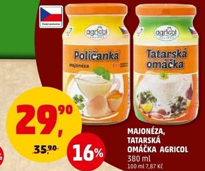 Tatarská omáčka Agricol