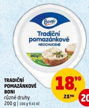 Tradiční pomazánkové Boni