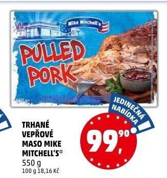 Vepřové trhané maso Mike Mitchell'