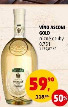 Vína Gold Asconi