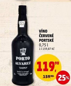 Víno portské Alvarez