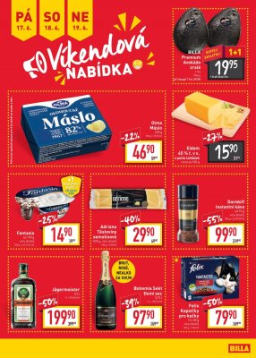 akční leták BILLA 15.6.2022-21.6.2022
