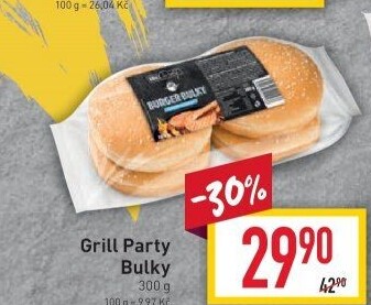 Bulky na hamburger Grill Party