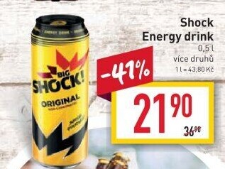 Energetický nápoj Big Shock