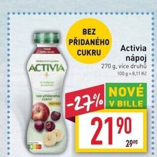Jogurtový nápoj Activia Danone
