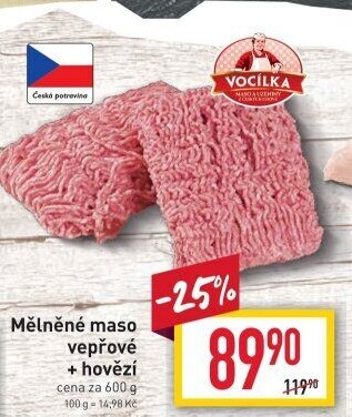 Mleté maso mix Vocílka