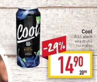 Nealkoholické pivo ochucené Staropramen Cool