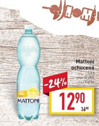 Ochucená voda Mattoni