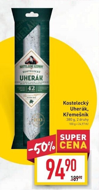 Salám Uherák kostelecký Kostelecké uzeniny