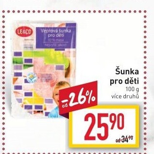 Šunka dětská LE&amp