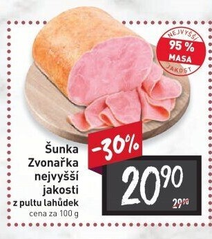 Šunka Zvonařka nejvyšší jakosti