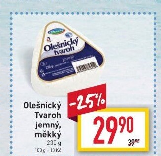 Tvaroh jemný Olešnický Moravia