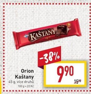 Ledové kaštany Orion