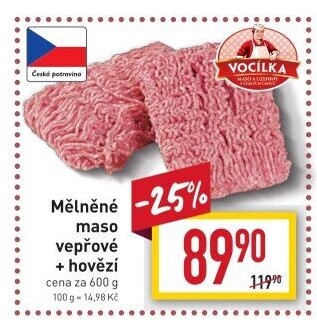 Mleté maso mix Vocílka