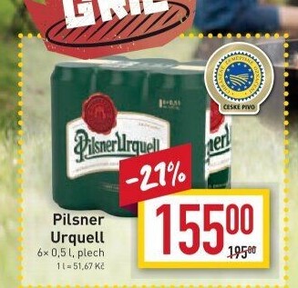 Pivo Pilsner Urquell