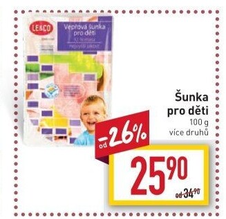 Šunka dětská LE&amp