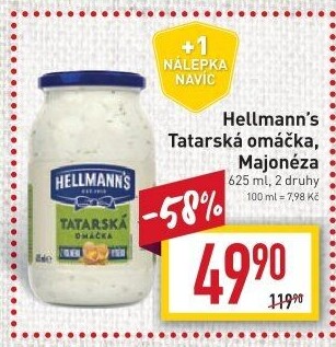 Tatarská omáčka Hellmann'