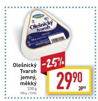 Tvaroh jemný Olešnický Moravia