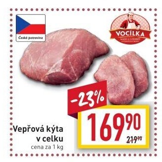 Vepřová kýta Vocílka