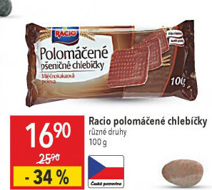 Chlebíčky polomáčené Racio