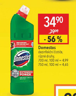 Čistič WC gelový Domestos