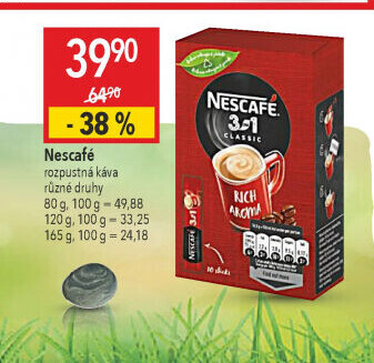 Instantní káva porcovaná Classic 3v1 Nescafé