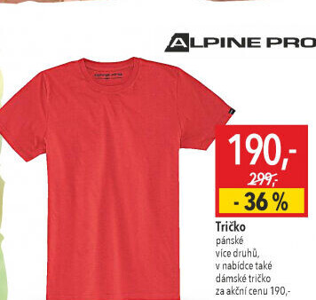 Pánské tričko Alpine Pro