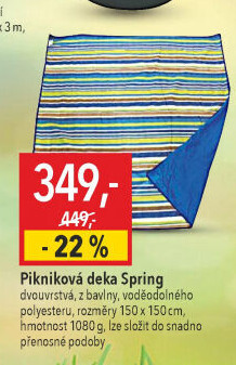 Pikniková deka Cattara