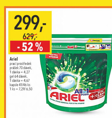 Prací kapsle Ariel
