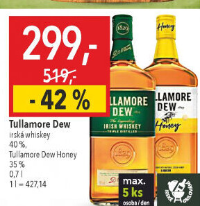 Whisky irská Tullamore Dew