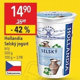 Bílý jogurt selský Hollandia