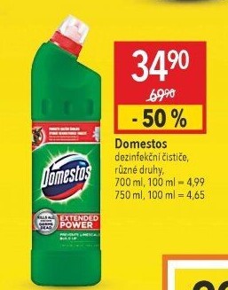 Čistič WC gelový Domestos