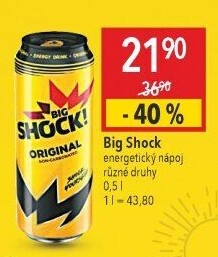 Energetický nápoj Big Shock
