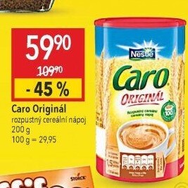 Nápoj instantní obilninový Caro Original Nestlé